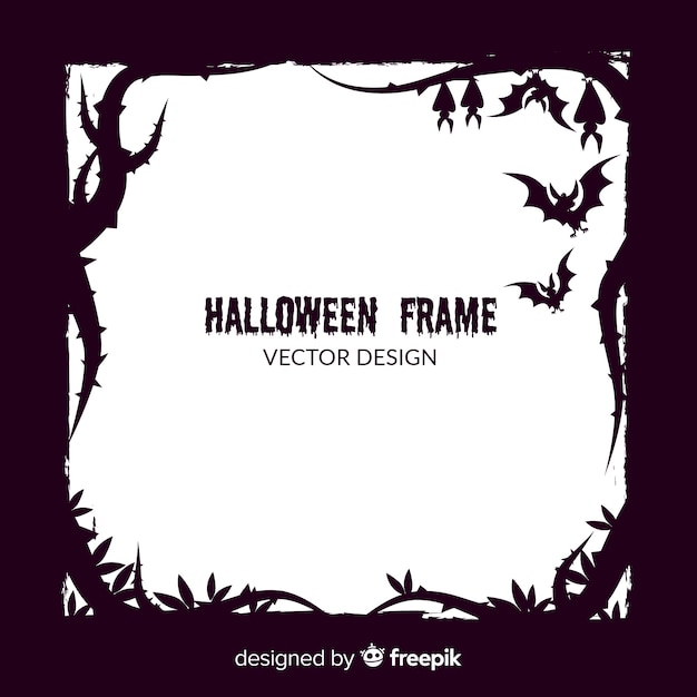 Halloween frame concept