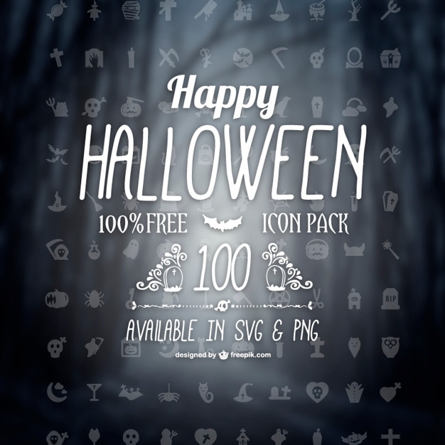 Free halloween icons pack