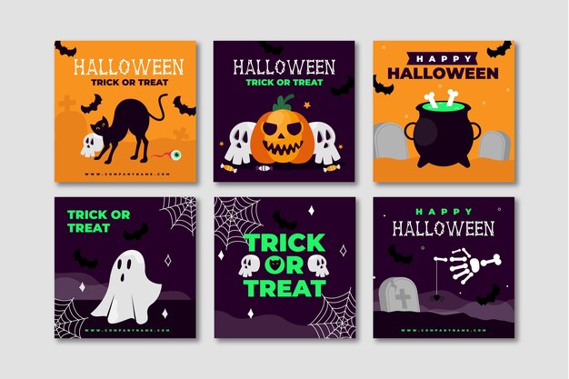 halloween instagram post collection