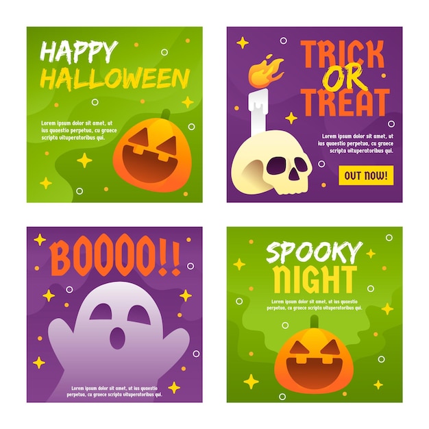 halloween instagram post collection