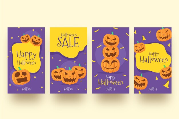Halloween instagram stories collection