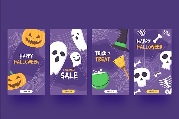 Halloween instagram stories set