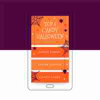 Free vector halloween instagram story