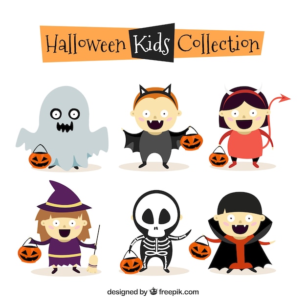 Collezione dei bambini di halloween