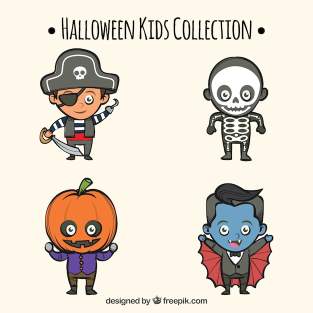 ハロウィーンの子供のコレクション