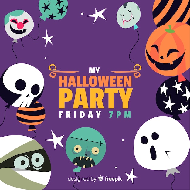 Halloween party background