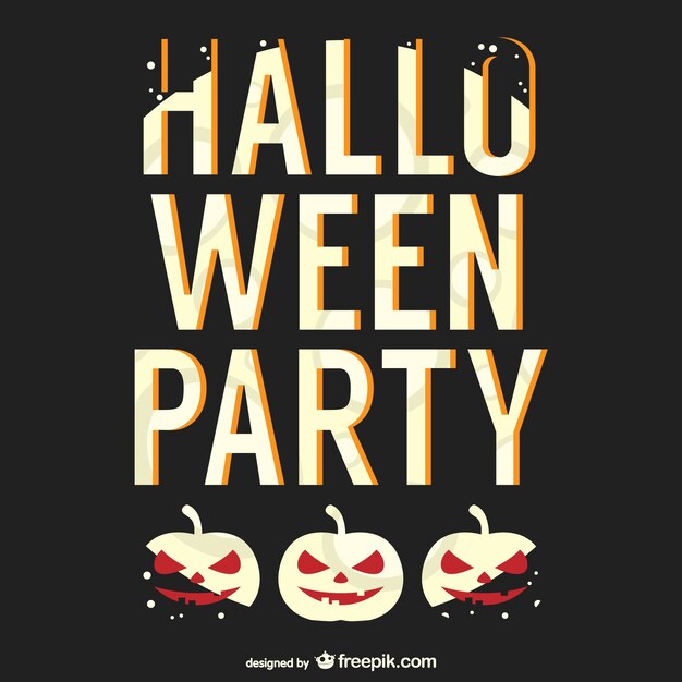 Хэллоуин плакат партии