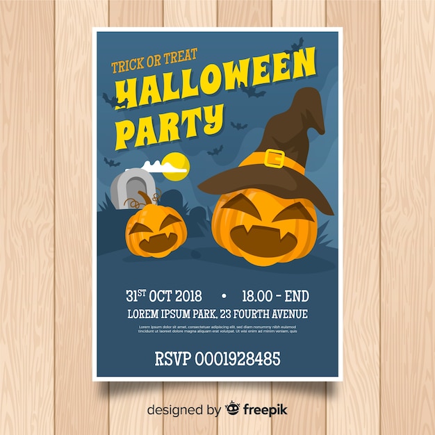 Halloween party poster