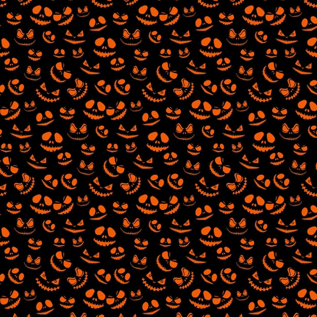Halloween pattern background design