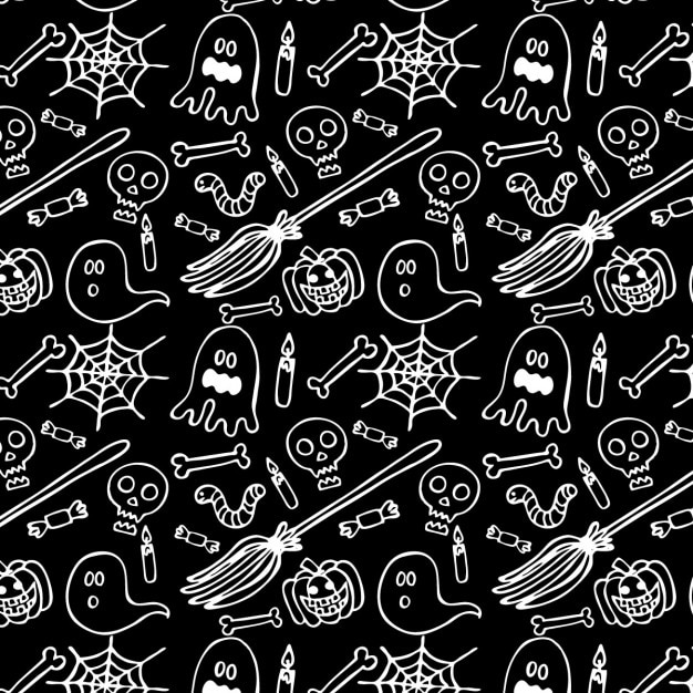 Free vector halloween pattern