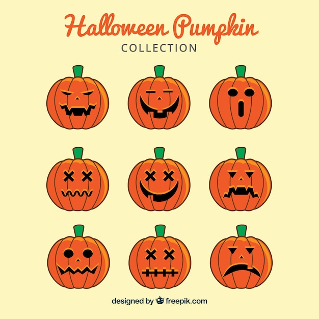 Halloween pumpkin collection