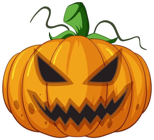 Free vector halloween pumpkin jack olantern