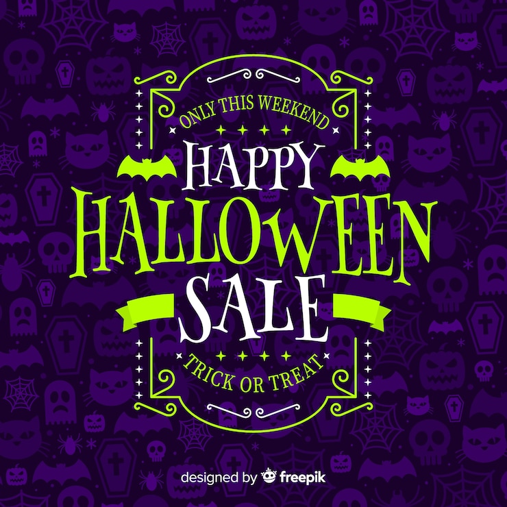 無料Vector ハロウィンの販売の背景