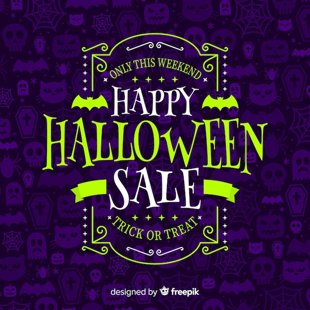 Halloween sale background