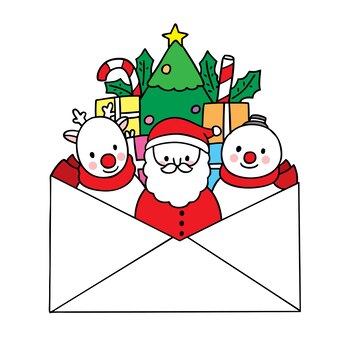かわいいメリークリスマスイラスト 無料のベクター かわいいメリークリスマスイラスト 無料のベクター