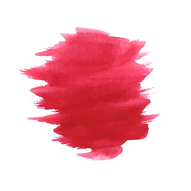 Hand draw pink brush stroke watercolor design