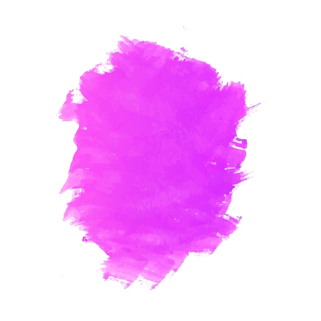 Free vector hand draw purple brush stroke watercolor design