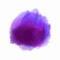 Free vector hand draw purple splash watercolor background