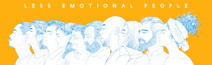 Free Vector hand drawing illustration of human faces