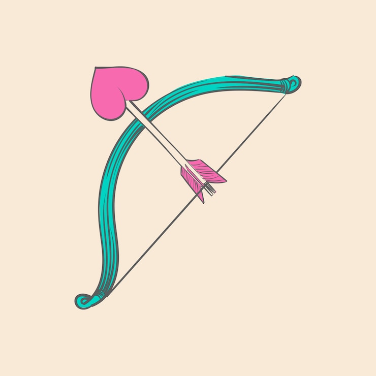 無料Vector 愛の概念の手描きのイラスト