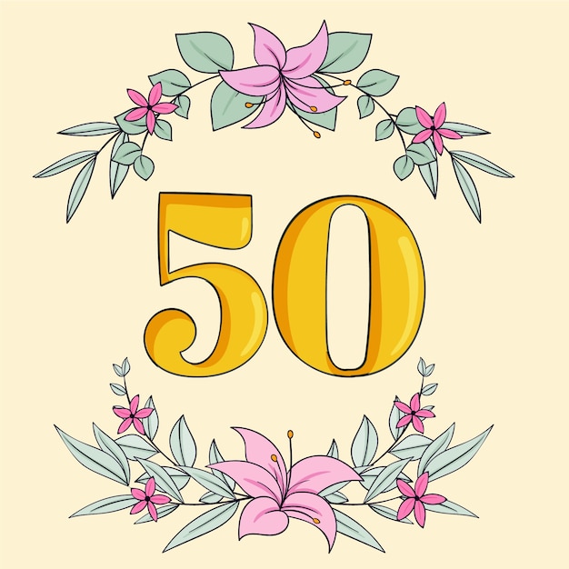 Immagini di Buon Compleanno 50 Anni - Download gratuiti su Freepik