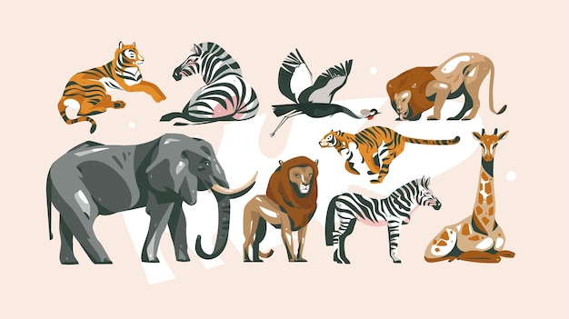 かわいいライオン手描き動物イラスト ベクトル プレミアムベクター かわいいライオン手描き動物イラスト ベクトル プレミアムベクター