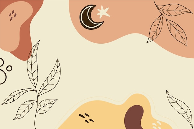 Fondo astratto di doodle disegnato a mano