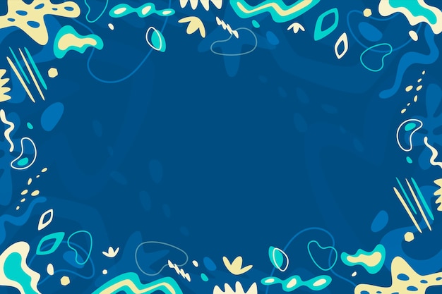 Free vector hand drawn abstract doodle background