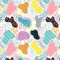 Free vector hand drawn abstract element pattern