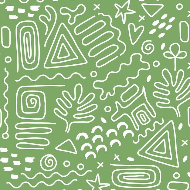 Free vector hand drawn abstract element pattern