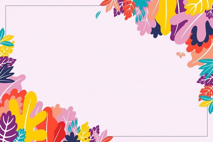 Free Vector hand drawn abstract leaves pattern