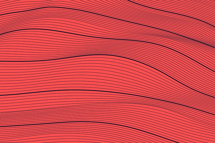 Free Vector hand drawn abstract outline background