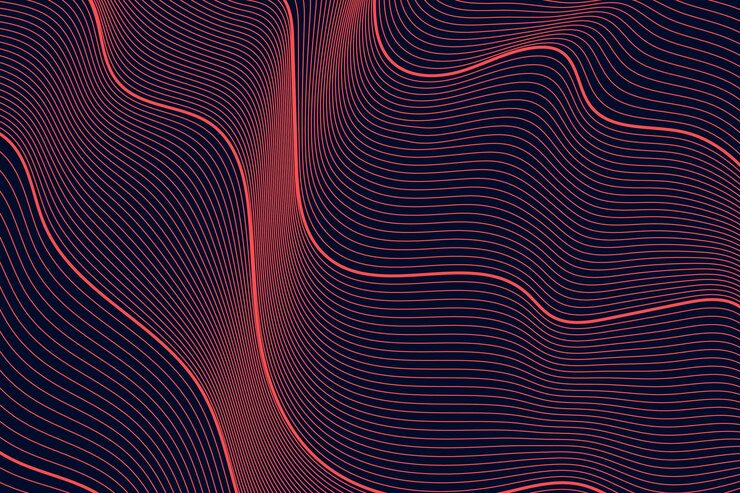 Free Vector hand drawn abstract outline background