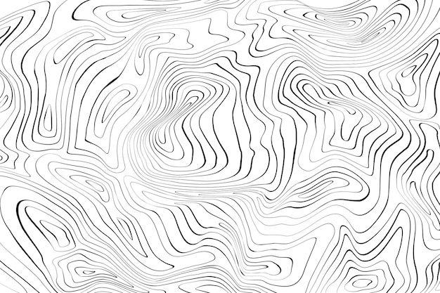 Hand drawn abstract outline background