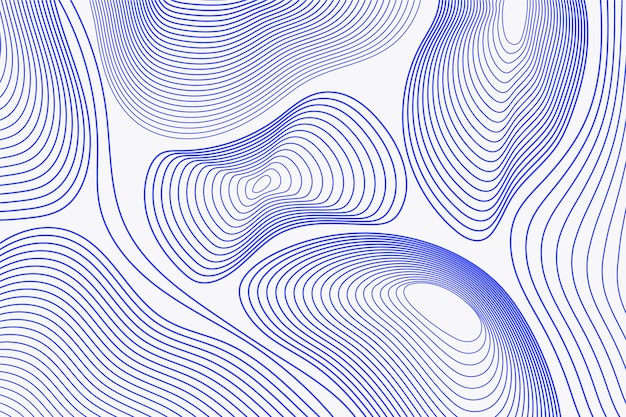 Бесплатное векторное изображение Ручной обращается абстрактный фон контура