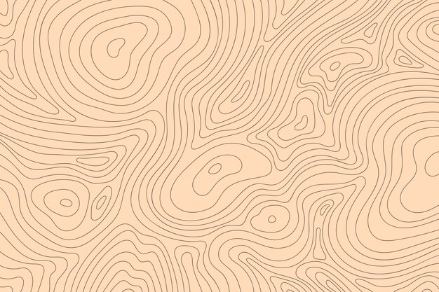 Hand drawn abstract outline background