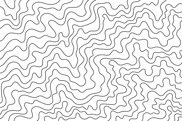 Free vector hand drawn abstract outline background