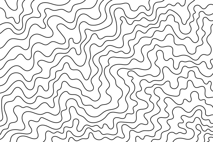 Free Vector hand drawn abstract outline background