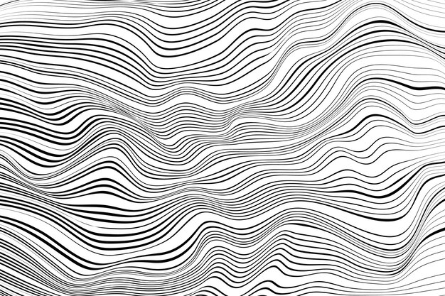 Hand drawn abstract outline background