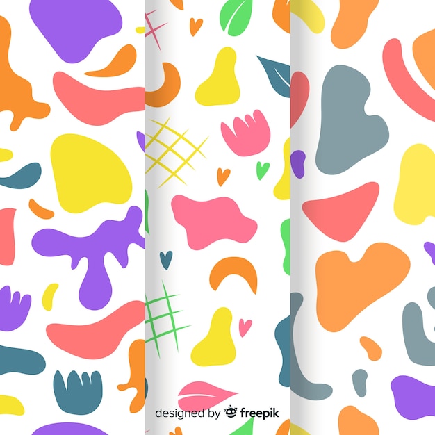 Hand drawn abstract pattern pack