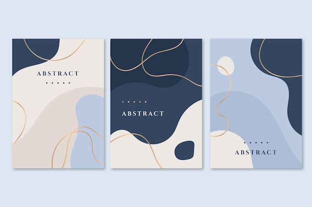 Hand Drawn Abstract Shapes Cover Collection