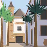 Free vector hand drawn andalucia illustration