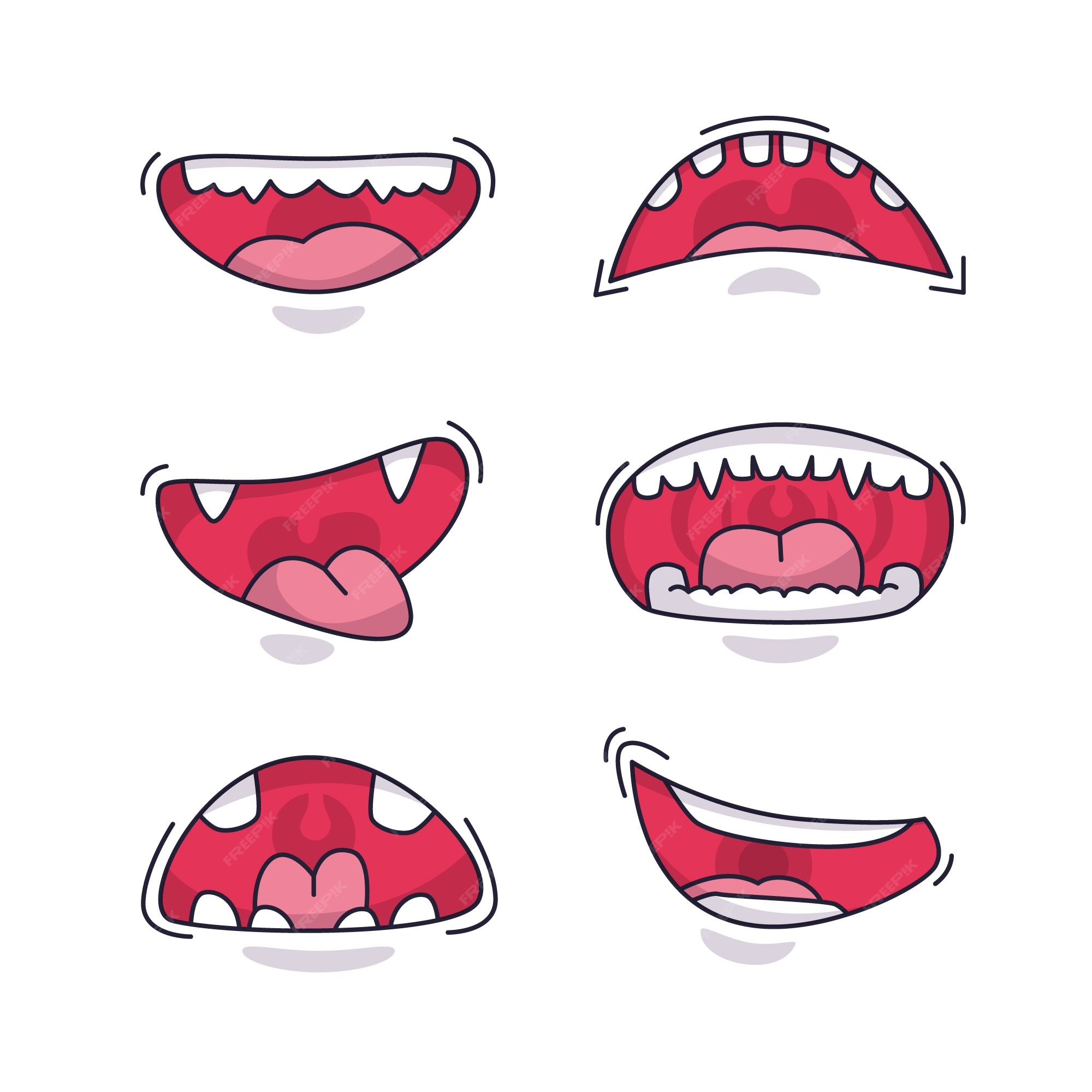 cartoon unhappy mouth 12282742 Vector Art at Vecteezy