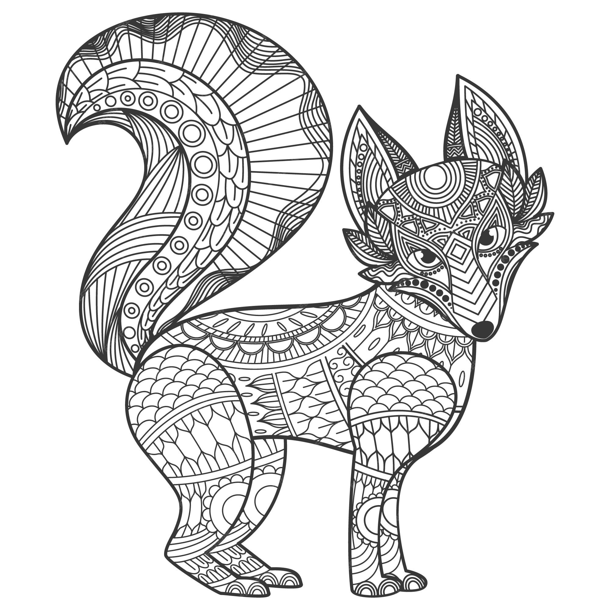 Top 100 + Mandala drawing animals - Lifewithvernonhoward.com