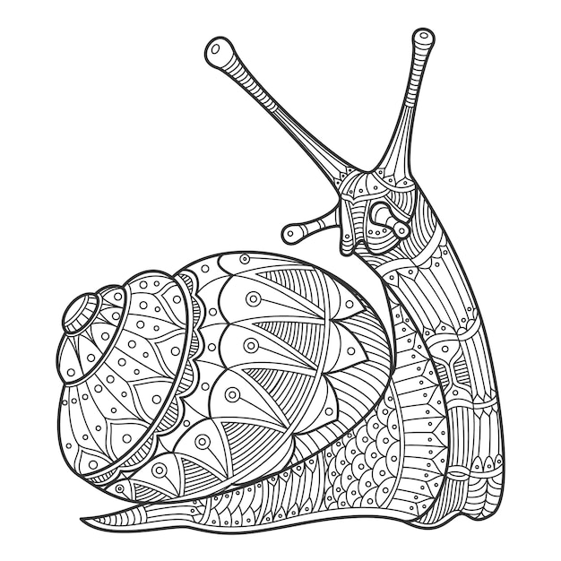 手描き動物曼荼羅図