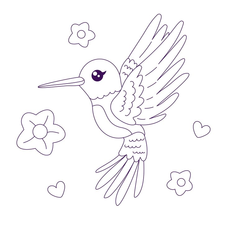 Free Vector hand drawn animal outline illustration