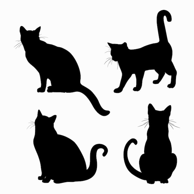 Cat black free vector icons designed by Freepik in 2023