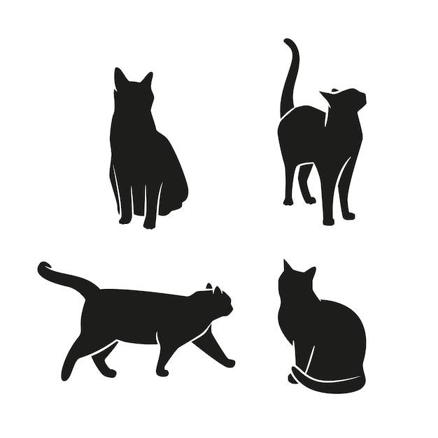 Cat silhouette icon 4791205 Vector Art at Vecteezy