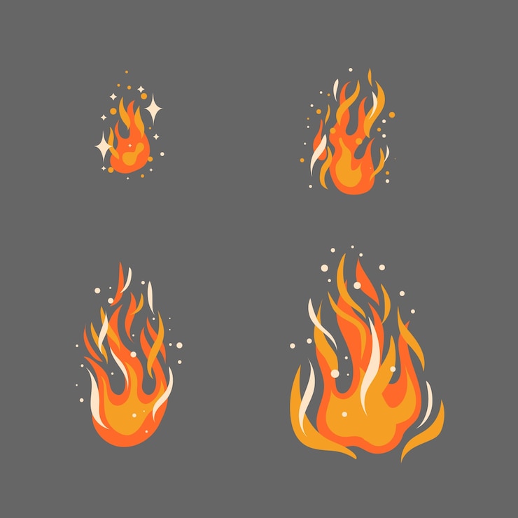 Free Vector hand drawn animation frames collection