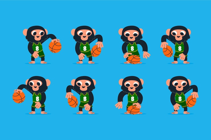 Free Vector hand drawn animation frames element collection